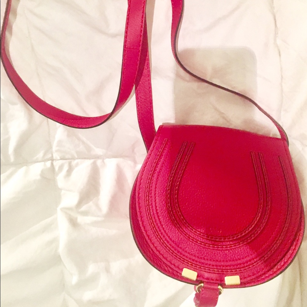New CHLOÉ 'Mini Marcie' Leather Crossbody Bag!