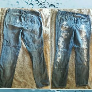 Torrid distressed jeans