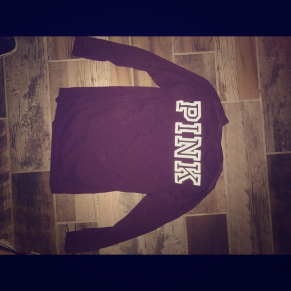 VS PINK Campus Lon. Sleeve tee - Picture 1 of 2