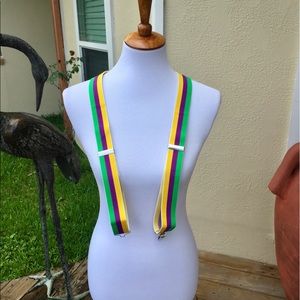 Mardi Gras suspenders