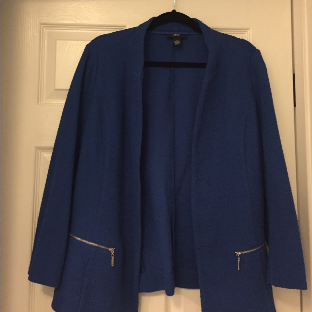 Royal blue jacket