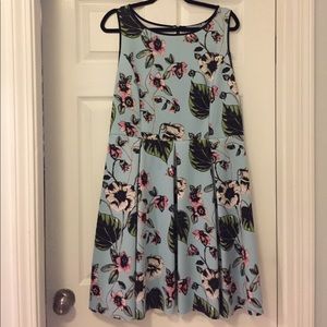 Cute fit and flare dress.