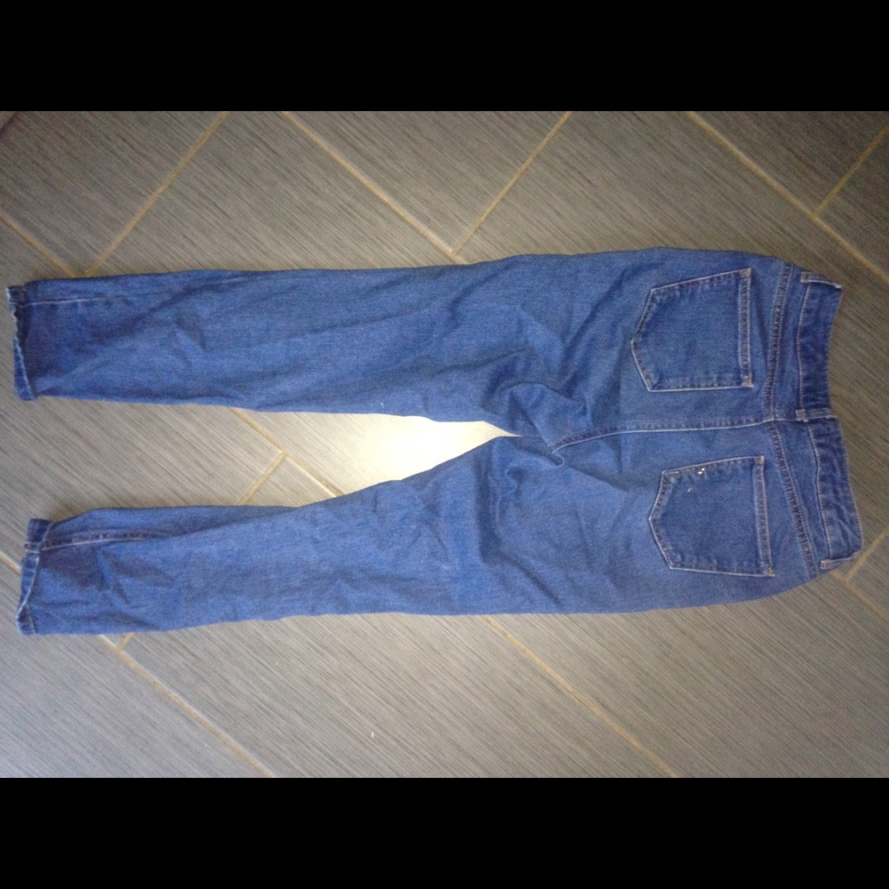 Dark/Medium wash mom jeans