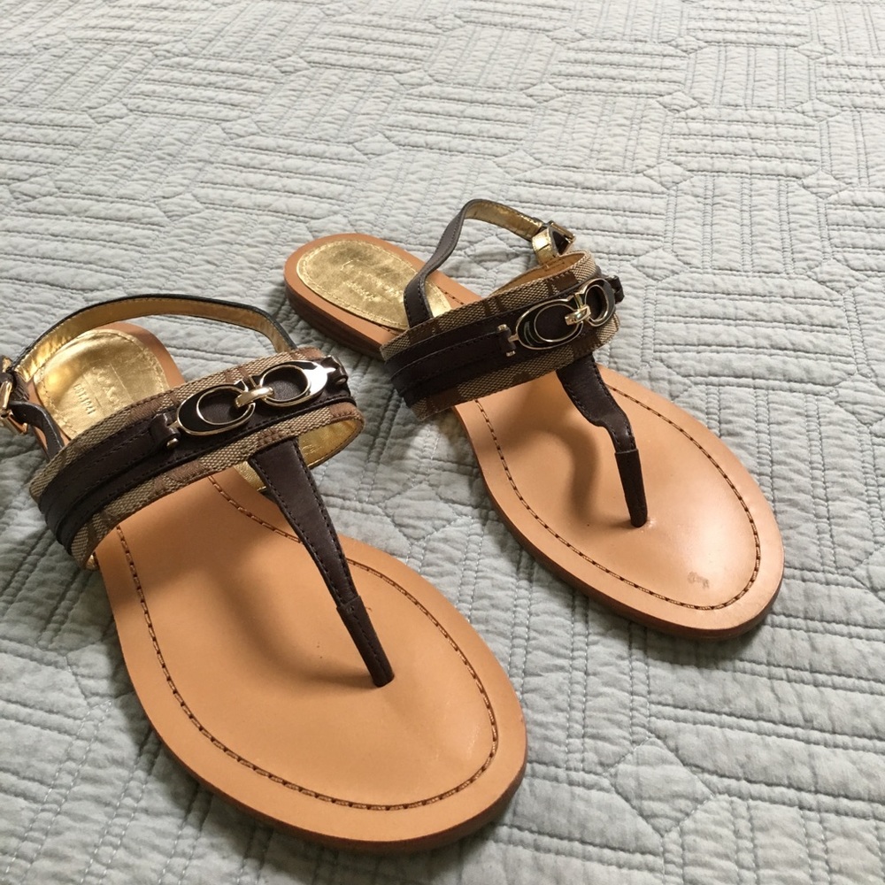 Authentic Coach sandals