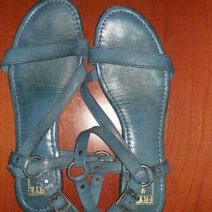Frye women's blue sandals