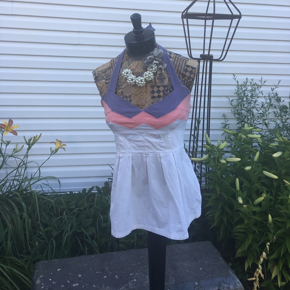 ANTHROPOLOGIE Halter Tied Top