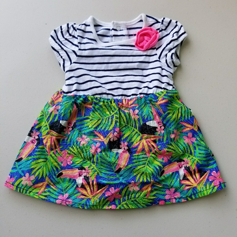 Newborn Dress W/diaper Cover