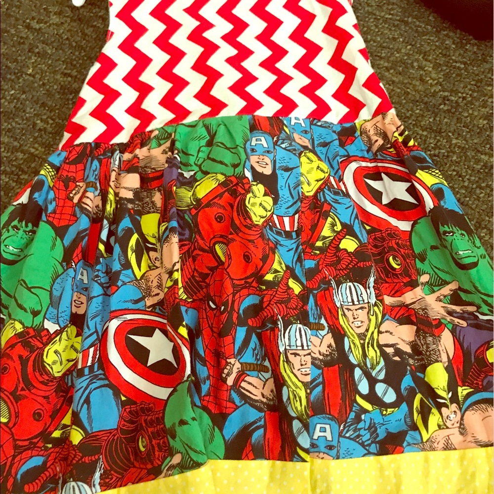 Super heroes custom dress