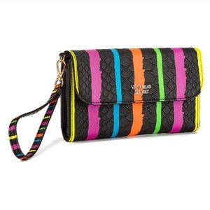 Victoria's Secret Multi color wristlet/ phone case
