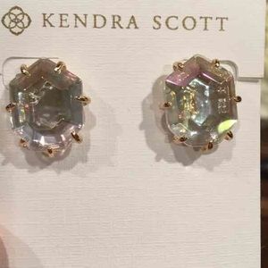 NWT Kendra Scott clear iridescent Morgan