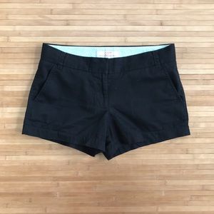J. Crew Factory Black 100% Cotton Chino Shorts