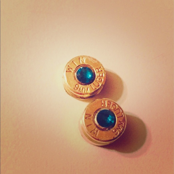 Custom gun shell earrings - Picture 1 of 2