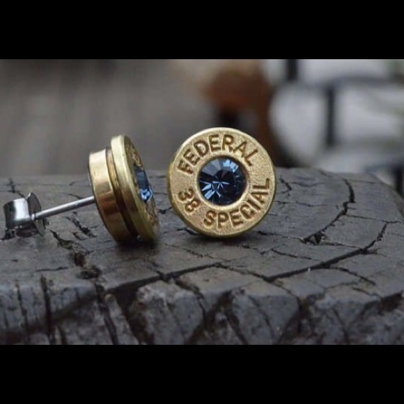 Custom gun shell earrings - Picture 2 of 2