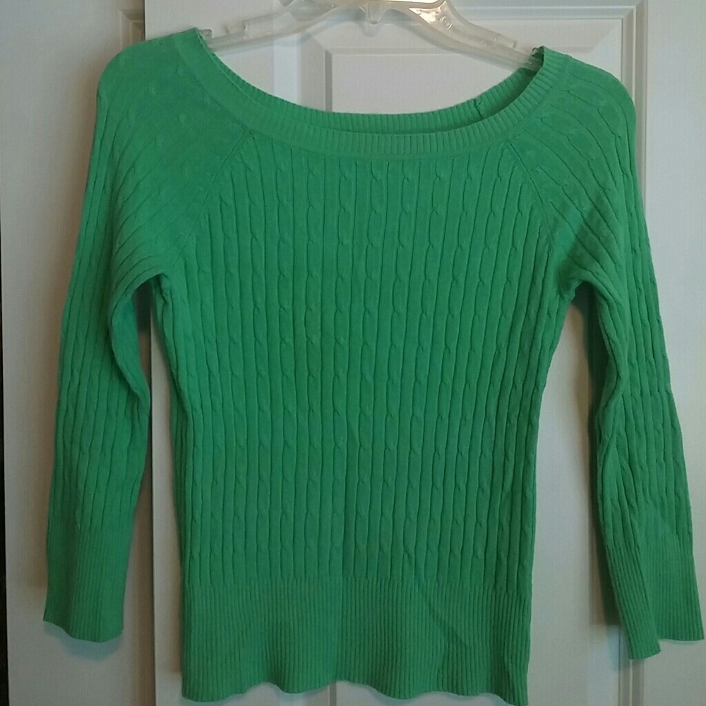 Cable knit sweater