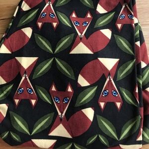 LuLaRoe TC fox leggings NEW