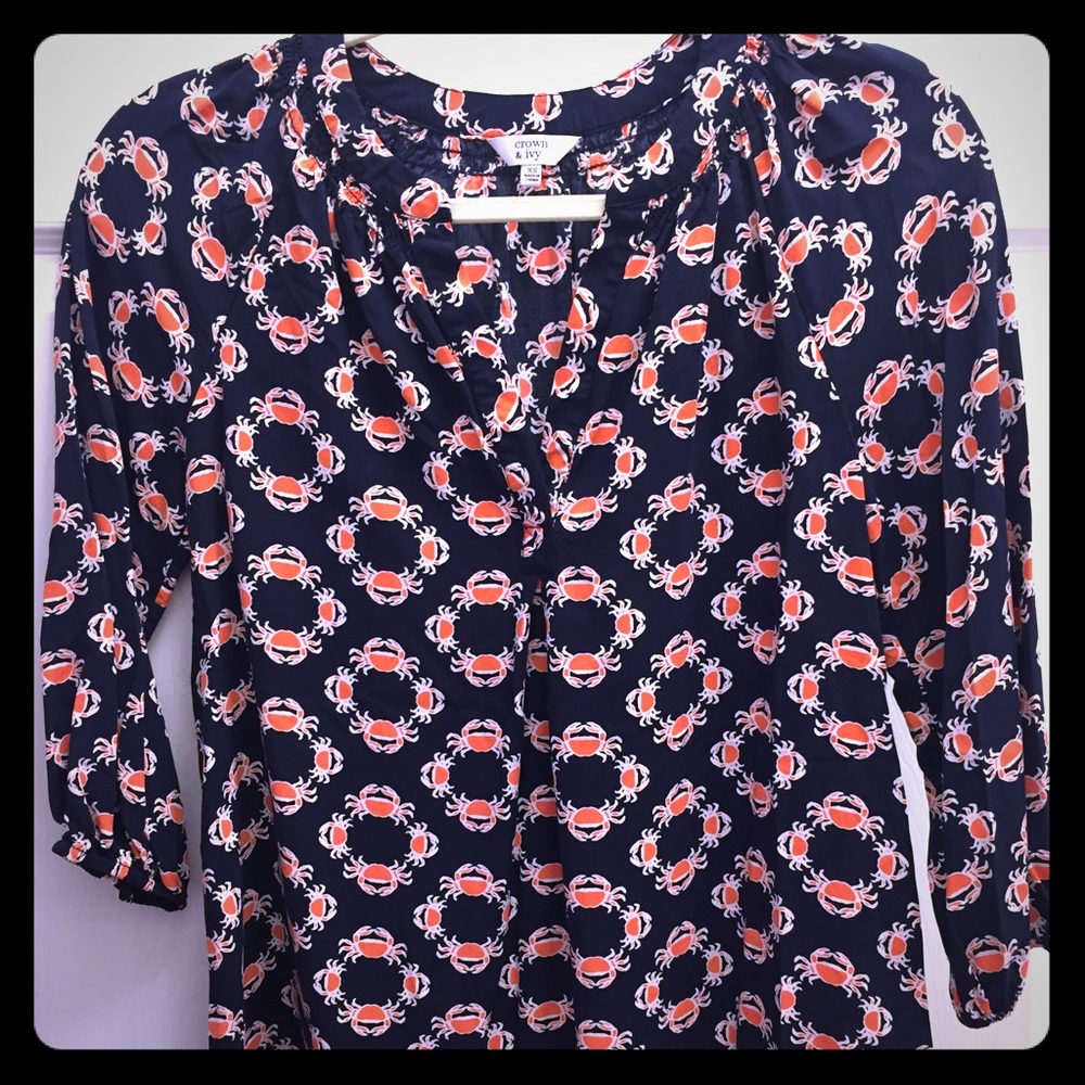 Crown & Ivy 3/4 sleeve shirt