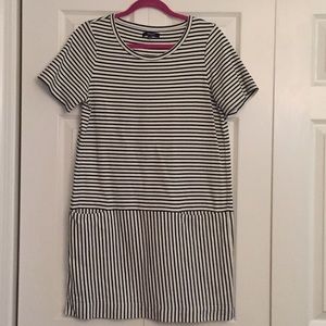 Madewell Striped T-Shirt Dress