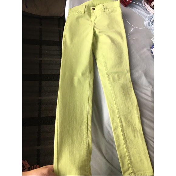 Vibrant light green jeggings - Picture 4 of 4