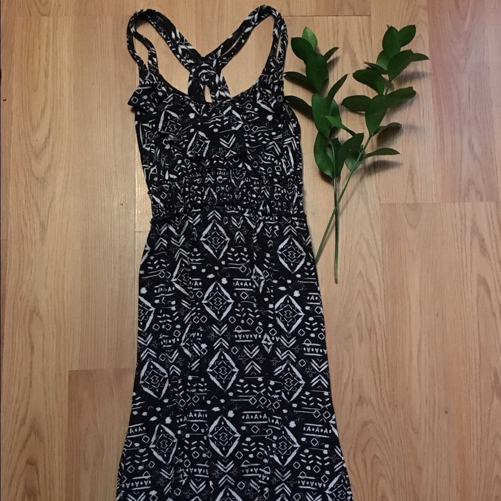 Tribal Print Maxi Dress
