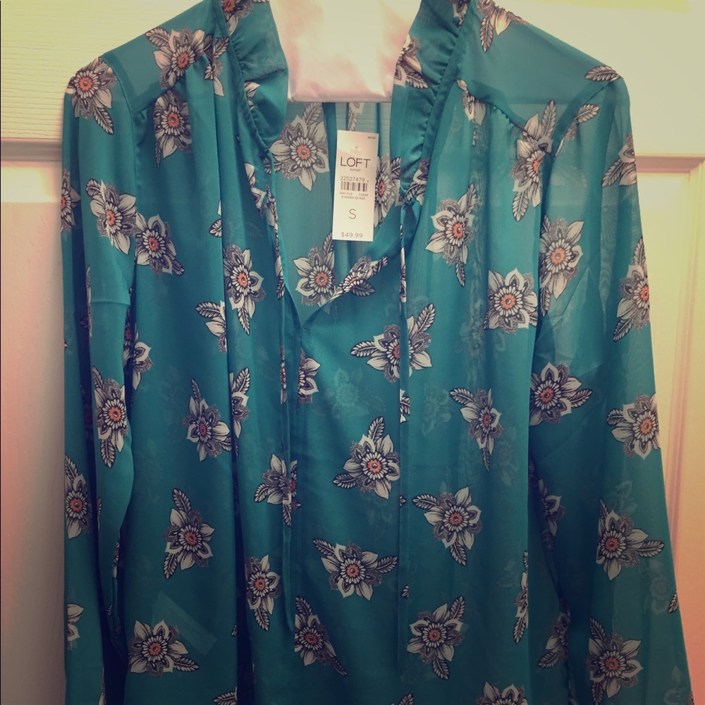 Loft Ruffle Blouse