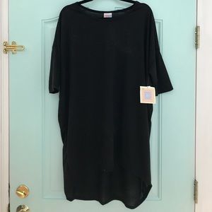 LuLaRoe black Irma XL NWT