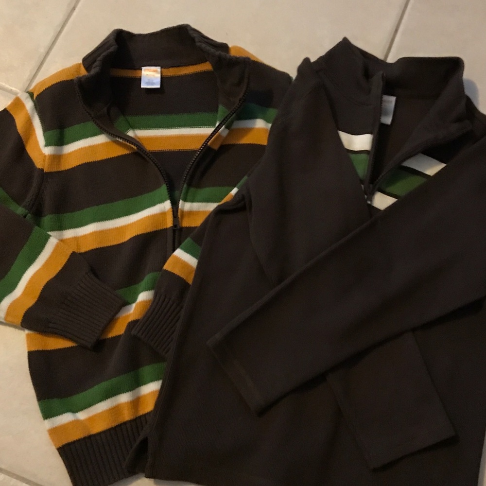 Lot of boys 2 sweaters.