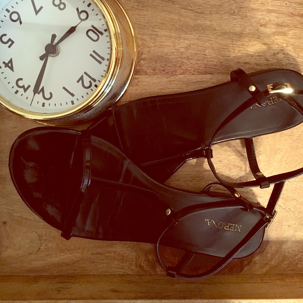 Black Strappy Sandals