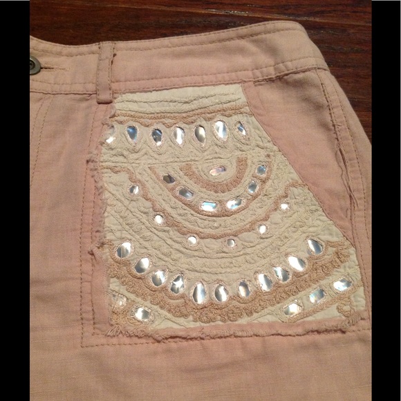 Free People Pink Shorts. Size 6. Read details! - Picture 2 of 7