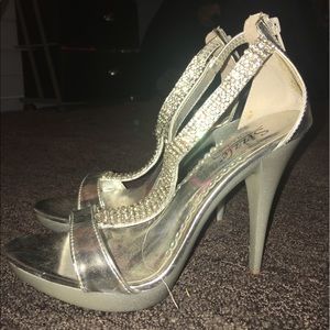 Sizzle Silver Stilettos