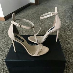 Rachel Zoe Nude Tee High Heel Sandal