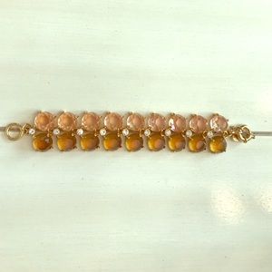 NWOT blush and brown jcrew bracelet