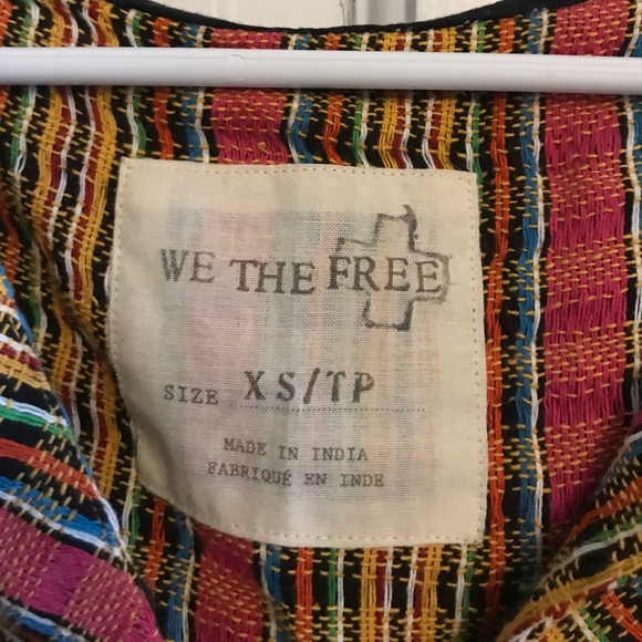 Free People Woven Hoodie sz xs - Picture 2 of 3