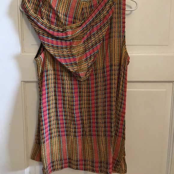 Free People Woven Hoodie sz xs - Picture 3 of 3