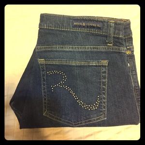 Stretchy skinny jeans.