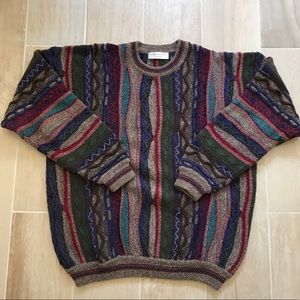 Men's Crewneck Grandpa Sweater