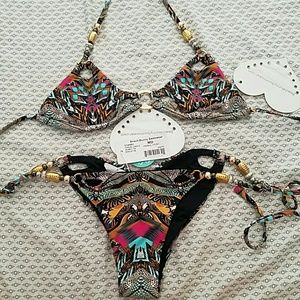 New w tags Sm/Med Beach Bunny Bikini. Urban Jungle
