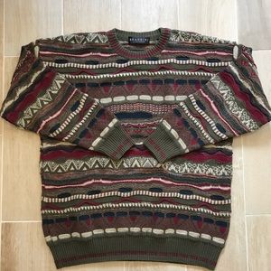 Men's Crewneck Grandpa Sweater