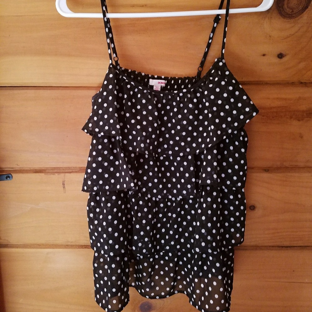 Spaghetti strap, 3 tier BONGO top