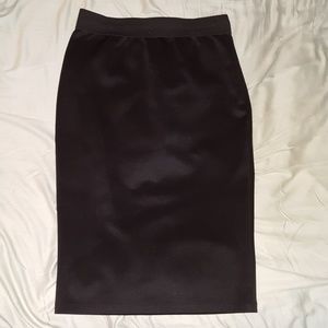 Stretchy Black Pencil Skirt