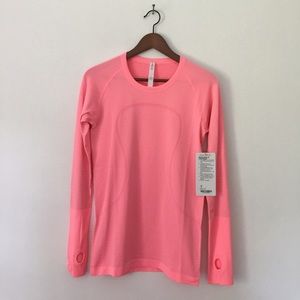 NWT Swiftly Tech LS Crew Stripe shirt 8