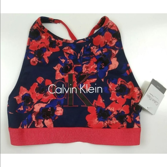 Calvin Klein Floral Multicolor Brallet ,size S - Picture 2 of 2