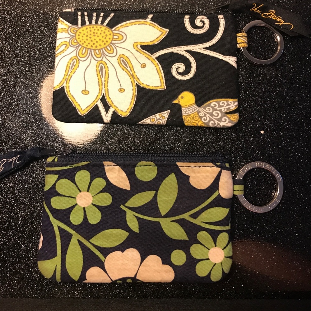 2 Vera Bradley Keyring Wallets - Picture 2 of 2