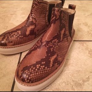 Zara snake print shoes 100% real leather 37/6.5