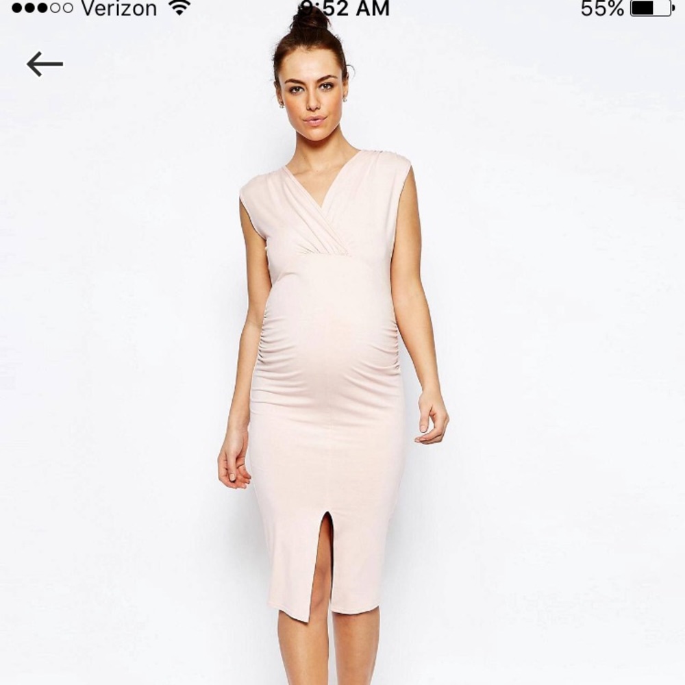 ASOS Maternity Midi Bodycon Dress