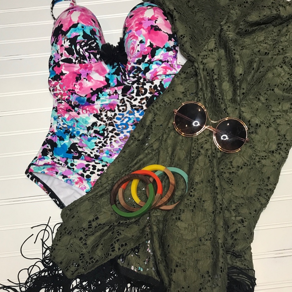 SOLD-Lace kimono