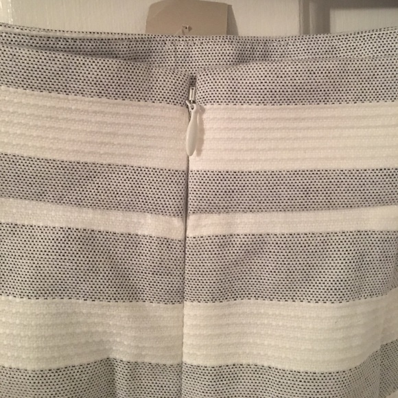 NWT Loft grey and white pencil skirt size 4 Petite - Picture 4 of 4