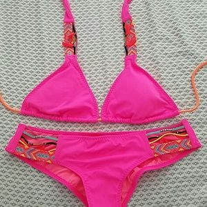 S/M Victoria Secret Bikini w/braided beaded detail