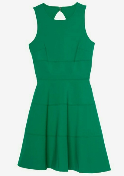 💎 INTERMIX PARTY SEAMED FLARE  DRESS S - Picture 4 of 4