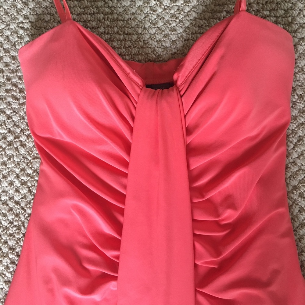 Peach dress