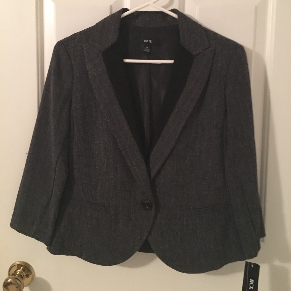 New with tags grey and black blazer
